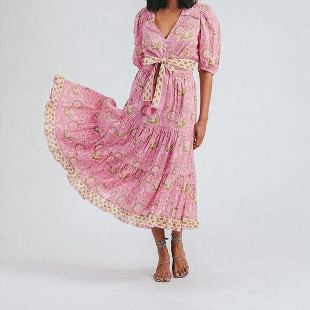 Cleobella Chelsea Skirt | Wildflower Block Print